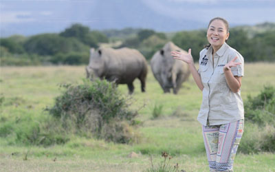 Vietnamese pop duo to help stop horror of rhino poaching