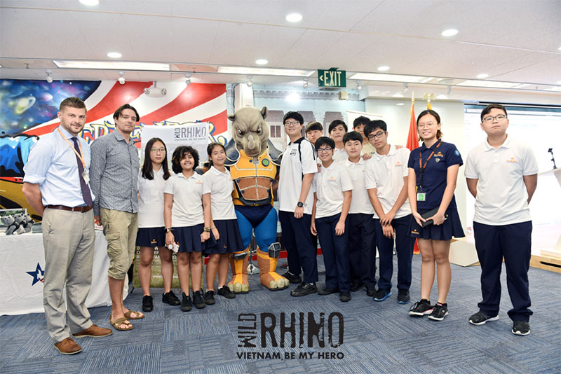 Các đại sứ trẻ lên tiếng vì tê giác tại TP.HCM